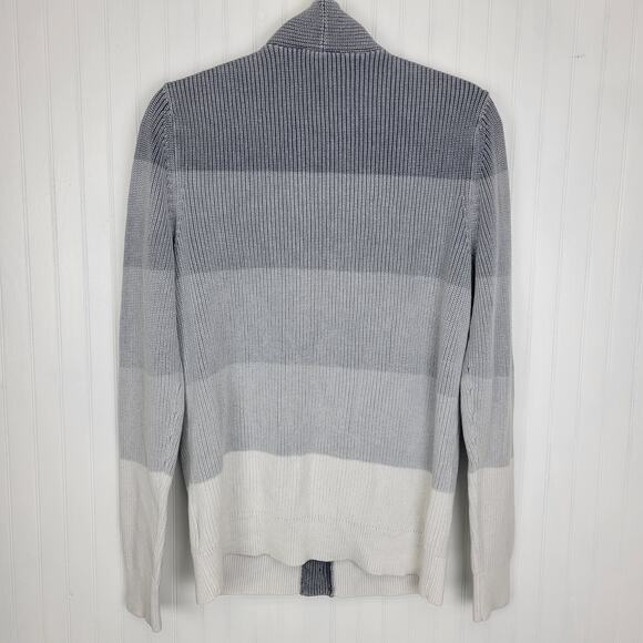 Express Ombre Button front Cardigan Men's Size Large Tall - Picture 4 of 8